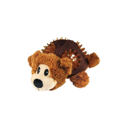 Picture of KONG Shells Plush Brown Bear – Dog Toy